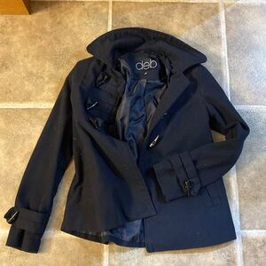 Dark blue/black pea coat